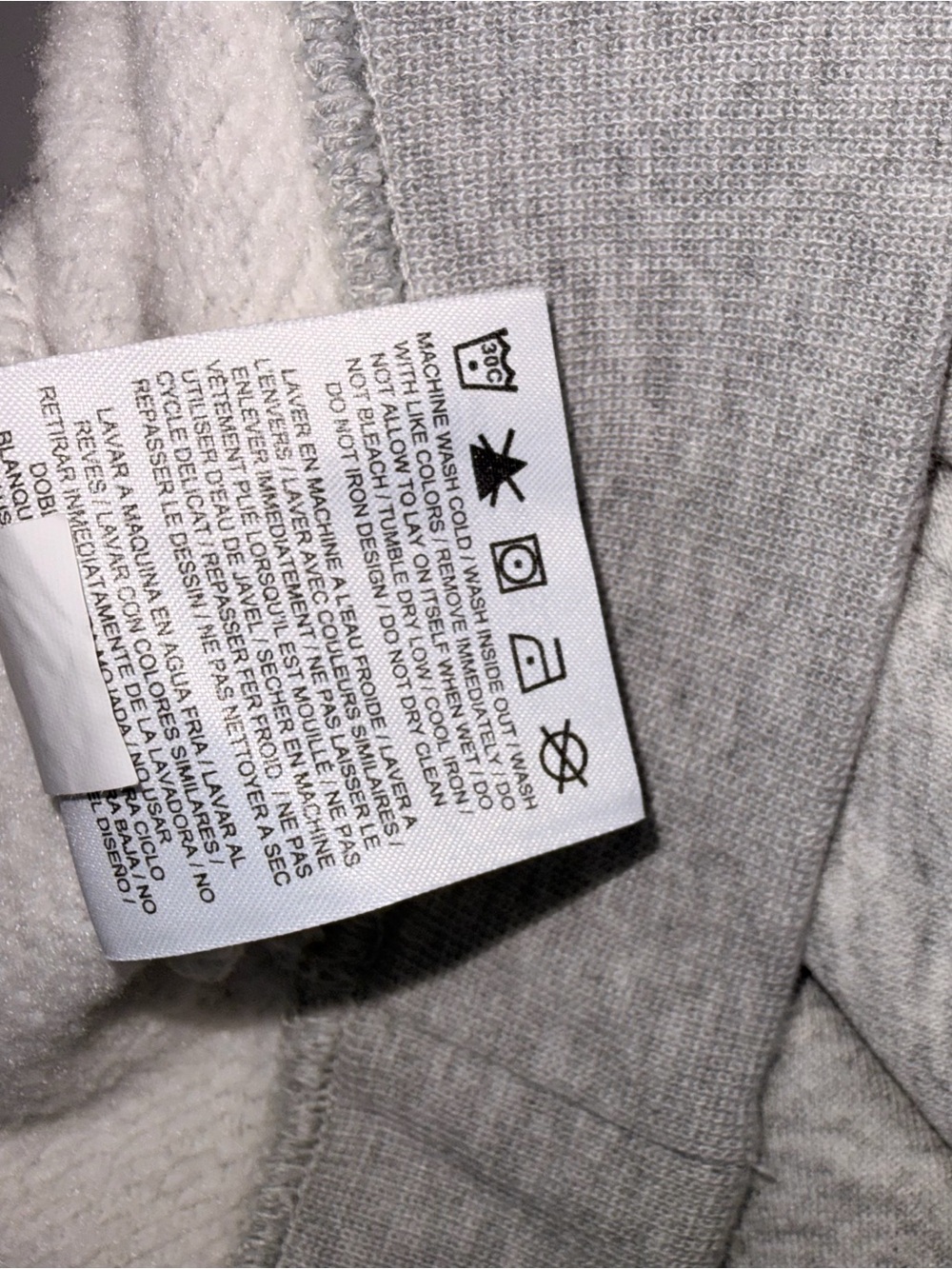 Women’s Nike Cropped Grey Hoodie Sz M - Picture 6 of 6